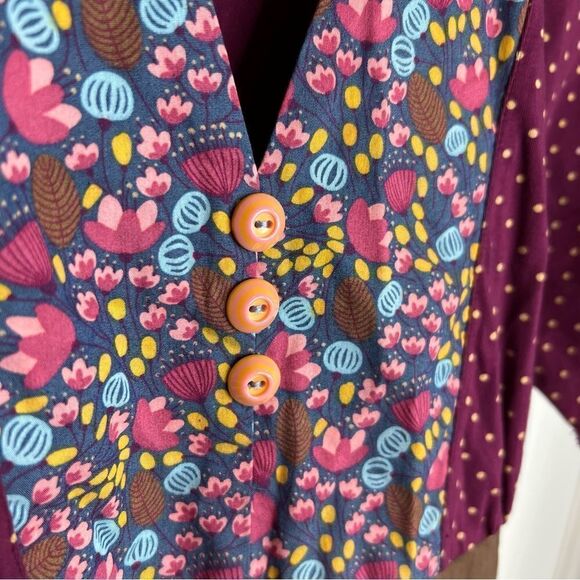 Matilda Jane miss match floral midi waist tie - Picture 4 of 7